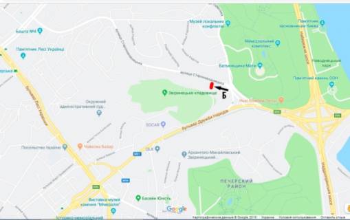 Scrolller, Scroll B in Kyiv st. Staronavodnickaa/ vozle AZS "WOG"/b-r Druzby Narodov - 189623 scheme