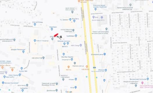 Prismatron, Prism A in Kyiv, 3х6  st. B. Okruznaa, povorot na (st. Kristaleva,6) -"Epicentr"/BudMajdan/Mebel'nyj Gorodok - 203545 scheme