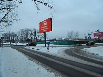 Billboard B in Petropavlivska Borshchagivka, 3х6  Petropavlovskaa Borsagovka, klumba na perekr. s st. Aroslava Mudrogo i st. Zivopisnaa  (mag. "Fora") Photo 1