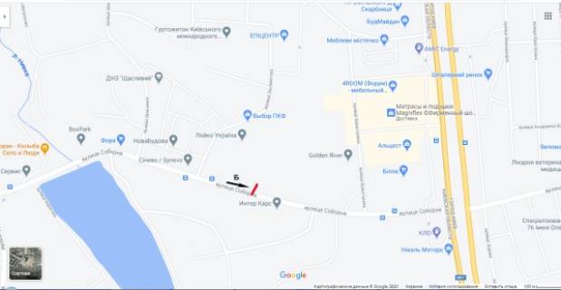 Billboard B in Kyiv, 3х6  Petropavlovskaa Borsagovka, st. Sobornaa, 4 scheme