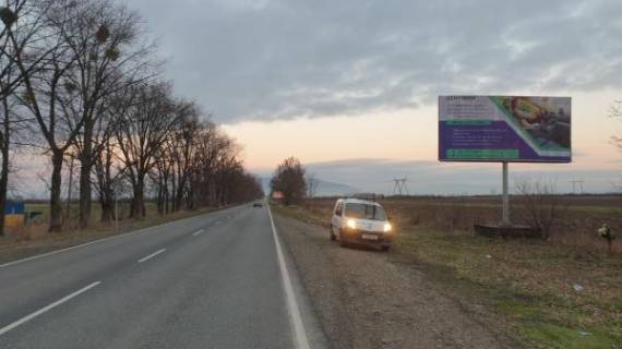 Billboard A in Zakarpattya trasi, 6x3  Trasa z s. Vilok, v storonu m. Vinogradovo Photo 1
