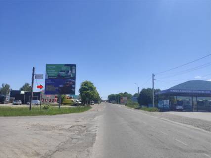 Billboard B in Tyachiv m. Taciv st.Armijs'ka,vizd v misto supermarket Silverland, AZS, restorani, akvapark Photo 1