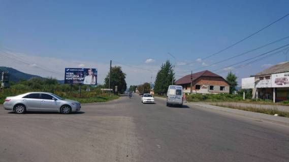 Billboard B in Khust, 6x3  m. Hust, st. Ivana -Franka,v'izd v misto Hust, povorot na s.Saan, s.Velatino Photo 1