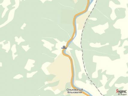 Billboard A in Rakhiv Rahiv st.Golovna, viizd v storonu Uzgoroda iz storoni m.Iv.Frankivs'k scheme