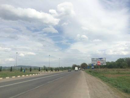 Billboard A in Tyachiv, Біл-борд  m. Taciv, v'izd v misto zi storoni m. Rahiv, navproti AZS BRSM Photo 1