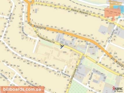 Citylight A in Tyachiv st. Nezaleznosti, bila Nadra, Koopinvest ta Indeks bankiv scheme