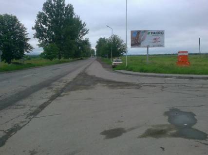 Billboard A in Tyachiv, 6x3  Taciv st.Armijs'ka viizd v storonu m.Uzgorod trasa Rogatin-Mukacevo, bila AZS "OKKO" Photo 1