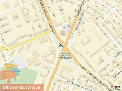 Citylight A in Uzhgorod m.Uzgorod pl.Kirila i Mefodia, bila u-magu Ukraina, svitlofor, pisohidnij perehid, bila Kafedral'nogo soboru scheme