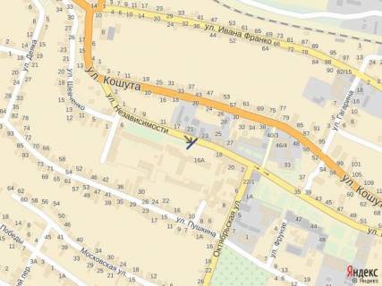 Citylight A in Tyachiv, 1.2x1.8  st. Nezaleznosti, bila Nadra, Koopinvest ta Indeks bankiv scheme