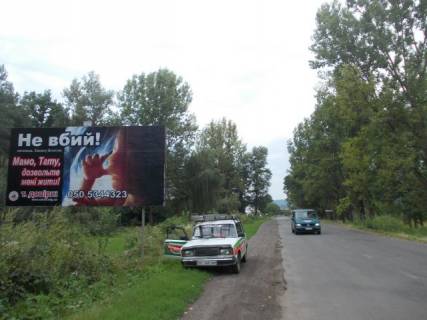 Billboard B in Irshava m.Irsava, st. Bilec'ka, v'izd v misto, zi storoni s.Bilki Photo 1