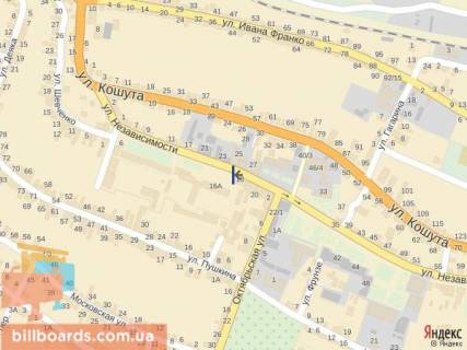 Citylight B in Tyachiv st. Nezaleznosti, bila Nadra, Koopinvest ta Indeks bankiv scheme