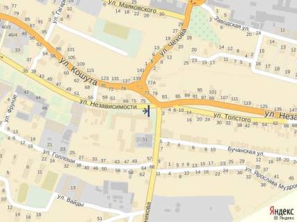 Citylight A in Tyachiv, 1.2x1.8  st. Nezaleznosti, centr mista, bila strahovoi kompanii Acsa ta magazinu Milenium, avtobusni zupinki, velikij potik pisohodiv scheme