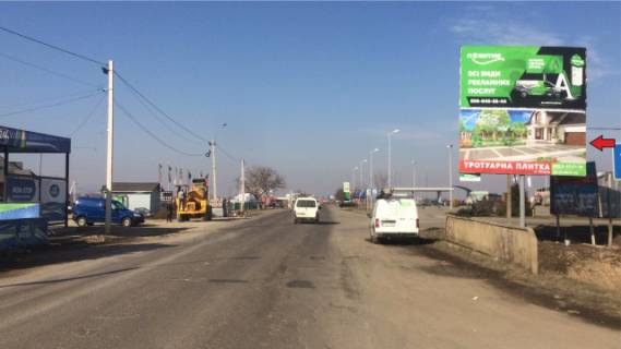 Billboard A in Tyachiv m. Taciv st.Armijs'ka, bila supermarketu "Silverland", viizd z mista,  AZS, restorani, akvapark Photo 1