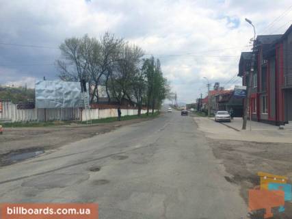 Billboard B in Tyachiv smt.Solotvino,st. Sportivna v storonu m.Rahiv, bila rinku,avtorinku. Photo 1