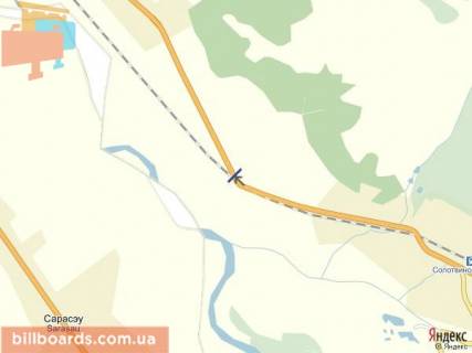 Billboard A in Tyachiv s.Dibrova, st.Golovna, v storonu m.Taciv scheme