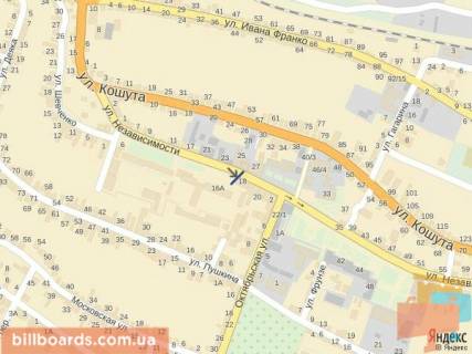 Citylight A in Tyachiv st. Nezaleznosti, bila Nadra, Koopinvest ta Indeks bankiv scheme