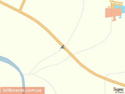 Billboard B in Tyachiv Trasa Mukacevo-Rogatin, miz m. Taciv ta smt. Bustino, v storonu m. Uzgorod scheme