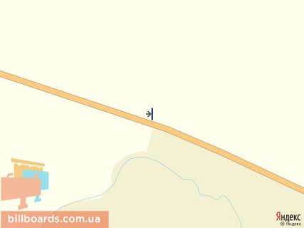 Billboard B in Tyachiv V'izd v m. Taciv, bila AZS UPG, Market, supermarketu Barva zi storoni m. Hust, trasa Mukacevo-Rogatin scheme