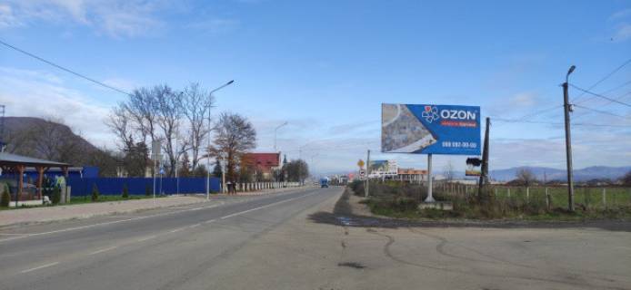 Billboard A in Khust, 6x3  m.Hust,st.L'vivs'ka, AZS OKKO, Supermarket, viizd z mista, v  Mizgir'a Photo 1