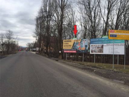 Billboard A in Solotvino, 6x3  smt.Solotvino, st. Tacivs'ka, v storonu m.Rahiv, bila AZS,gotelu,avtomijki. Photo 1