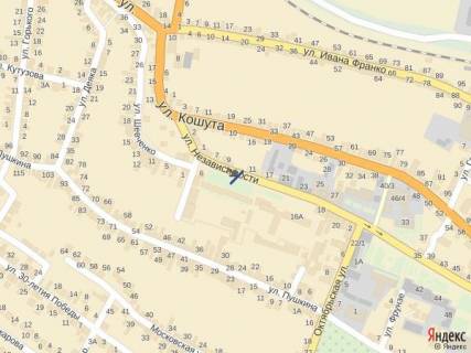 Citylight A in Tyachiv, 1.2x1.8  st. Nezaleznosti, bila Praveks banku ta magaziniv scheme