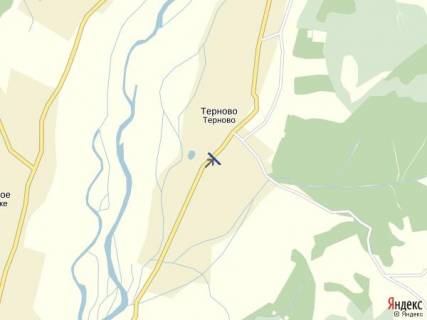 Billboard B in Ternovo, Тячів  V'izd v Husts'kij rajon zi storoni m. Taciv scheme