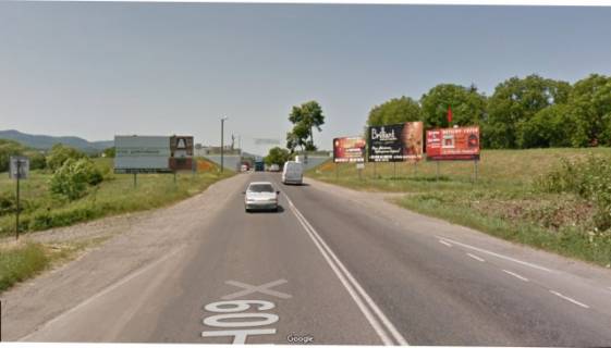 Billboard A in Tyachiv, 6x3  m. Taciv st.Nezaleznosti, AZS, Avtosaloni v storonu m.Mukacevo Photo 1