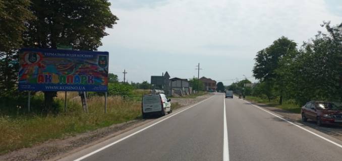 Billboard B in Tyachiv, 3х6  smt.Teresva,st.Narodna (Lenina ) v storonu m.Rahiv   Photo 1