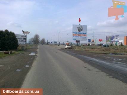 Billboard A in Tyachiv m. Taciv st.Armijs'ka, bila supermarketu "Silverland", viizd z mista,  AZS, restorani, akvapark Photo 1