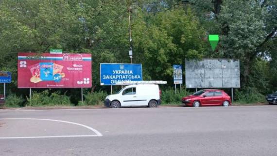Billboard A in Zakarpattya trasi, 6x3  KPP Tisabec, st. Gagarina Photo 1
