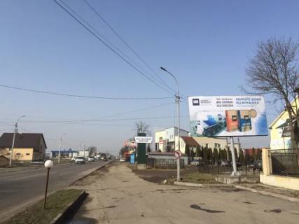 Billboard A in Tyachiv, 6x3  m. Taciv st. Armijs'ka, bila stadionu, restorani, AZS, Akvapark v storonu m. Mukacevo Photo 1