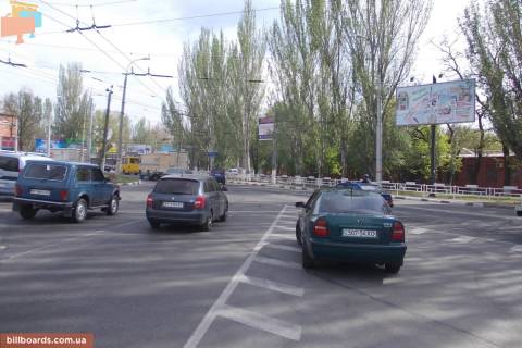 Billboard A in Kherson, 3x6  pl. Pobedy (Mebel'naa fabrika) Photo 1