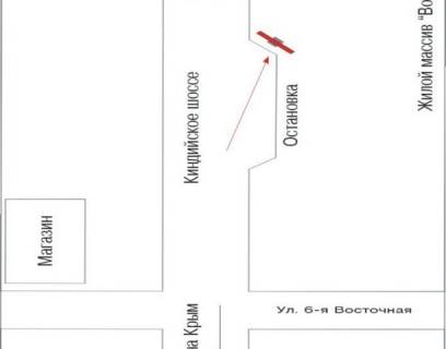 Billboard A in Kherson, 3x6  Kindijskoe sosse/st. 6a vostocnaa scheme