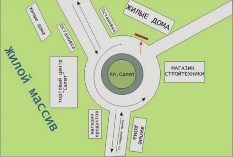 Billboard A in Kherson, 3x6  Kindijskoe sosse/ st. 22a vostocnaa (niznij) scheme