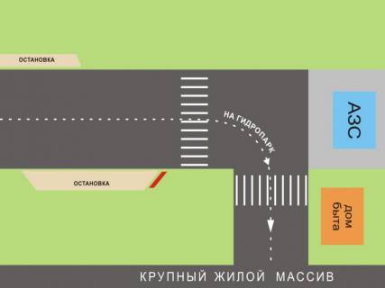 Billboard A in Kherson, 3x6  Ostrovskoe sosse/Sudosborocnyj zavod scheme