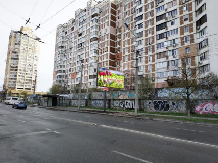 Billboard A in Kyiv, 6х3  V. Ivasuka prosp.60 (Geroiv Stalingrada) (Osadbank, Bdzilka market, Derzavna podatkova inspekcia v Obolons'komu rajoni), v napramku Pivnicna st. Photo 1
