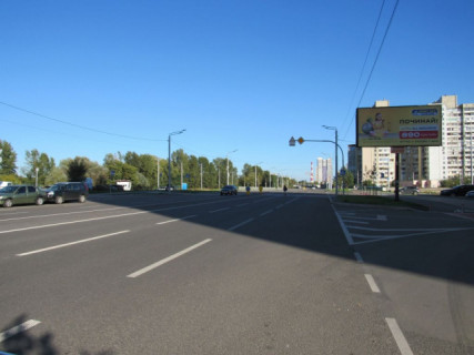 Billboard A in Kyiv, 6х3  Miloslavs'ka st., 29 (AZS OKKO, TC Kvadrat, TC Koral, Sil'po), na peretini z st. Onore de Bal'zaka, v napramku Zakrevs'kogo Mikoli st. Photo 1