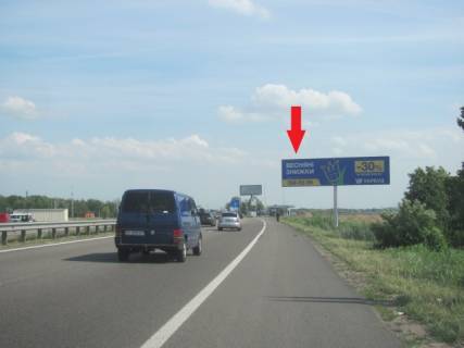 Billboard A in Kyiv, 6x3  Novoobuhivs'ka trasa (Dniprovs'ke sose), v napramku z m. Kiiv, 300 m.. pisla TC"Megamarket", "Manufaktura" ,600 m. ZK Nova Konca Zaspa,  livij Photo 1