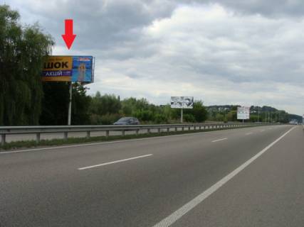 Billboard B in Khodosivka, 6x3  Novoobuhivs'ka trasa (Dniprovs'ke sose), v napramku m. Kiiv, 5km. pisla TC"Megamarket",550m do povorotu na s. Lisniki Photo 1