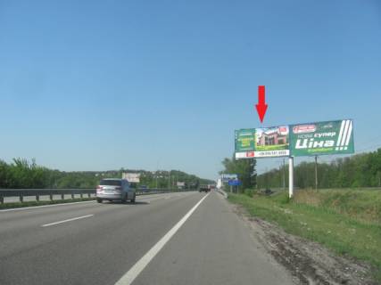 Billboard A in Kiev roads, 6x3  Novoobuhivs'ka trasa (Dniprovs'ke sose), v napramku m.Kiiv pisla TC "Megamarket",5km+100m, livij Photo 1
