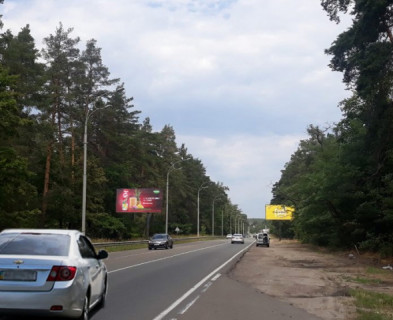 Billboard B in Kyiv, 6х3  Litovs'kij prosp.(Mins'kij prosp). zupinka "Sportbaza", 80 m vid Petrovs'kij provulok, v napramku Novi Petrivci Photo 1