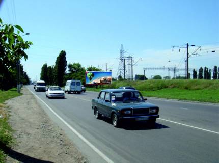 Billboard A in Odessa trasi, 6x3  Cornomors'k  / st. Promislova Photo 1