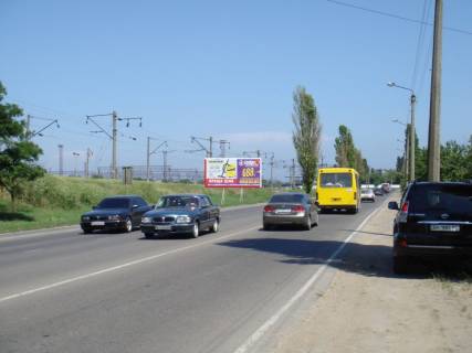 Billboard B in Odessa trasi, 6x3  Cornomors'k  / st. Promislova Photo 1