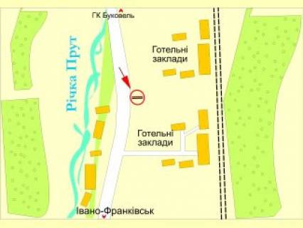 Billboard B in Mykulychyn, 3х6  s.Mikulicin st.B scheme