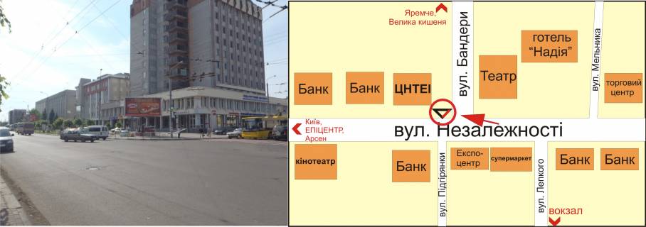 Prismatron, Prism A in Ivano-Frankivsk, 3х6  Nezaleznosti-Banderi - 389476 scheme