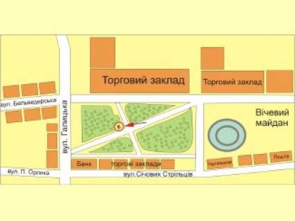 Citylight A in Ivano-Frankivsk Vicevij majdan-Galic'ka No1 scheme