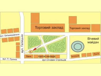 Citylight A in Ivano-Frankivsk Vicevij majdan-Galic'ka No3 scheme