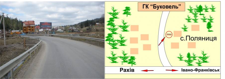 Billboard A in Bukovel, 3х6  s.Palanica No3 scheme