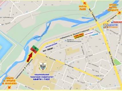 Billboard B in Ivano-Frankivsk, 3х6  Naberezna-Beregova                        scheme