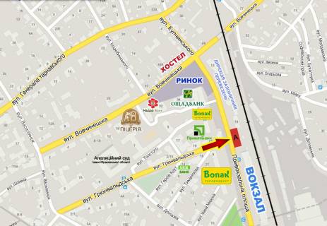 Prismatron, Prism A in Ivano-Frankivsk, 3х6  Privokzal'na - Grunval'ds'ka ( zaliznicnij,avtovokzal ) pravij - 121876 scheme